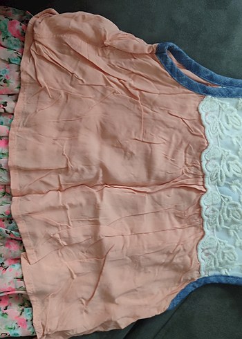 Çok Renkli Kız Bohem Düğmeli Kolsuz Yelek - Görsel 2