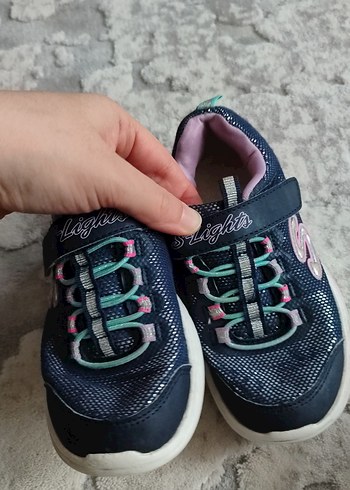 Kız Çocuk Çok Renkli Spor Ayakkabı Velcro - Görsel 2