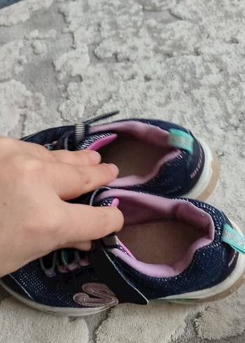 Kız Çocuk Çok Renkli Spor Ayakkabı Velcro - Görsel 5