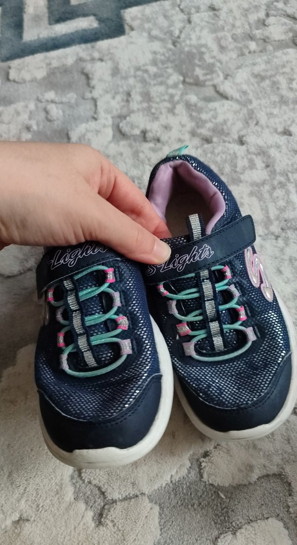 Kız Çocuk Çok Renkli Spor Ayakkabı Velcro - Görsel 2