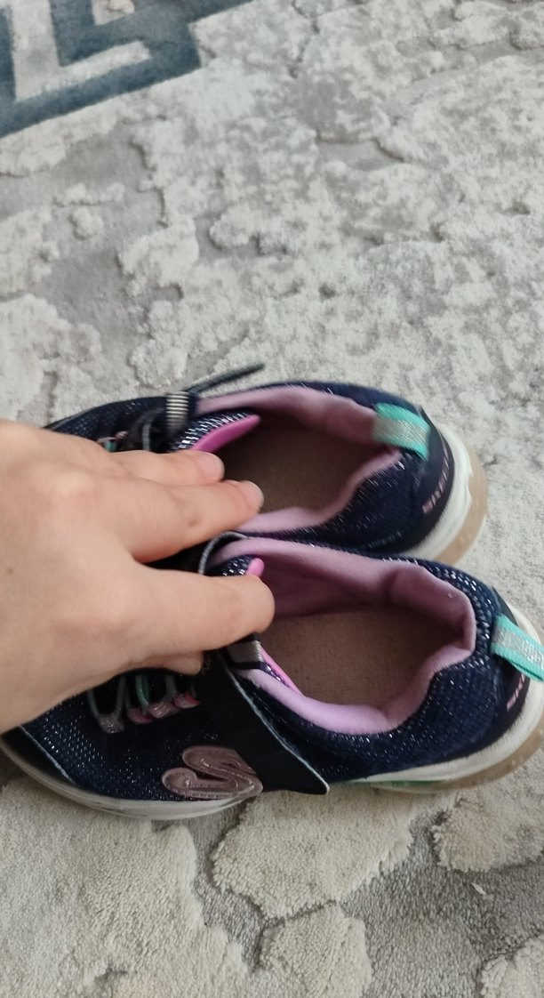 Kız Çocuk Çok Renkli Spor Ayakkabı Velcro - Görsel 5