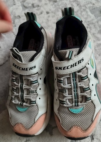 Skechers Pudra Renkli Bağcıklı Spor Ayakkabı - Görsel 2