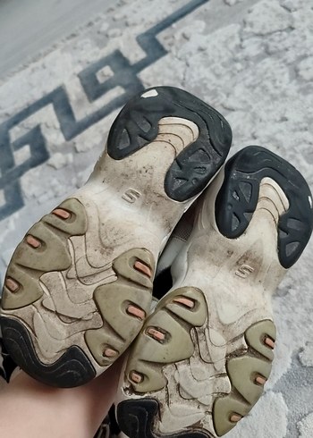 Skechers Pudra Renkli Bağcıklı Spor Ayakkabı - Görsel 4