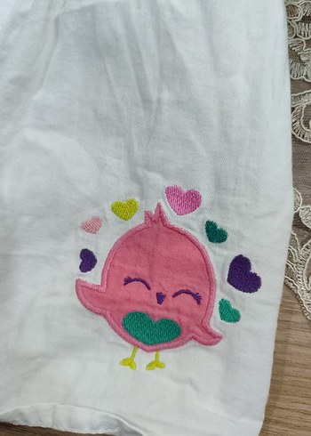 Kız Çocuk Nakışlı Pamuklu Gömlek - Görsel 2