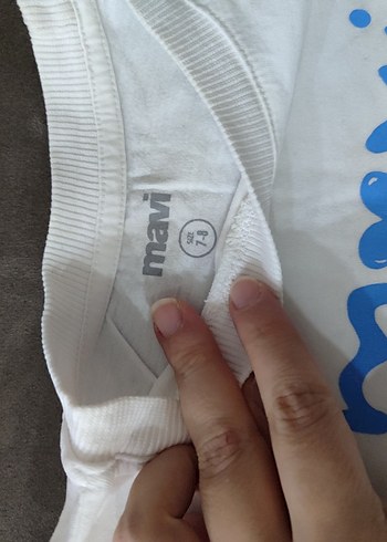 Baskılı Beyaz Kısa Kollu tsirth - Görsel 2