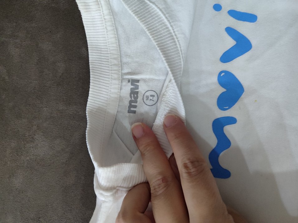 Baskılı Beyaz Kısa Kollu tsirth - Görsel 2