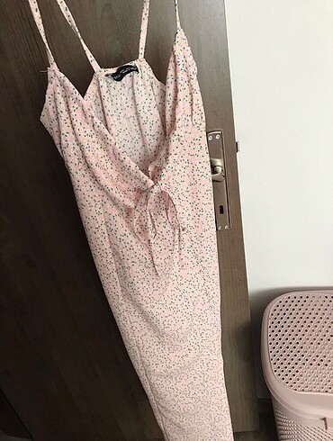 bershka çiçekli elbise