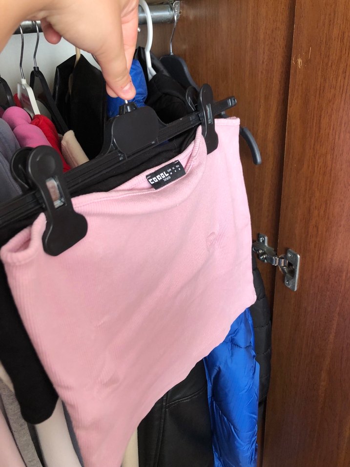 straplez pembe ust - Görsel 3