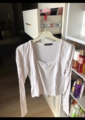 ikili kadin kare yaka bluz - Görsel 2