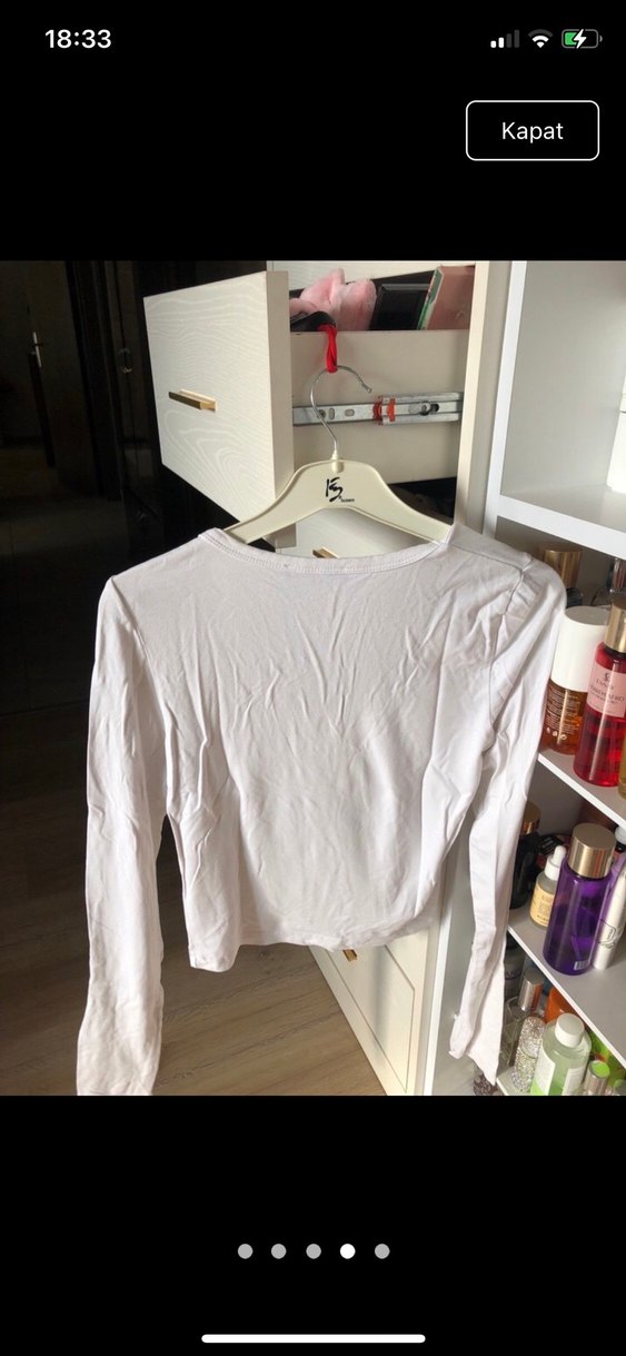 ikili kadin kare yaka bluz - Görsel 5