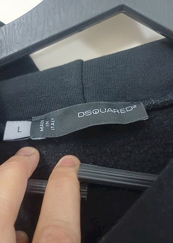 Siyah Kapüşonlu Kadın Sweatshirt - Görsel 4