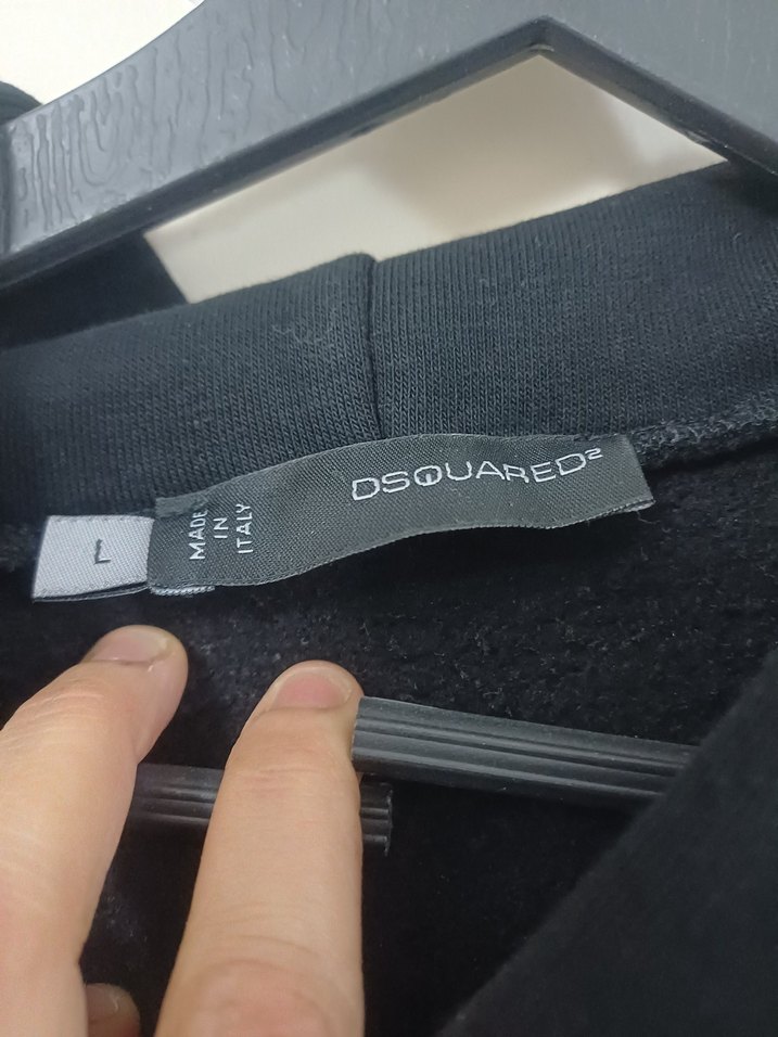 Siyah Kapüşonlu Kadın Sweatshirt - Görsel 4
