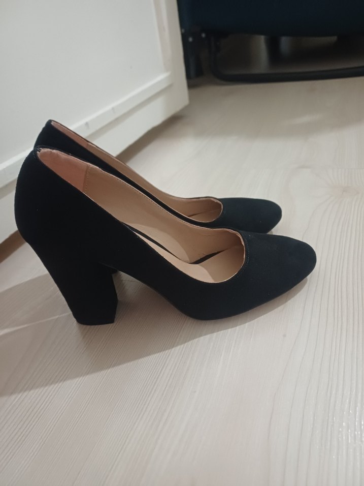 Siyah Modern Klasik Kadın Topuklu Ayakkabı - Görsel 3