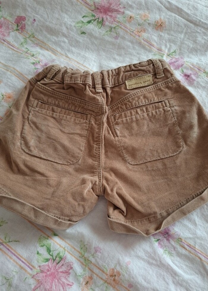 Zara kadife şort - Görsel 2