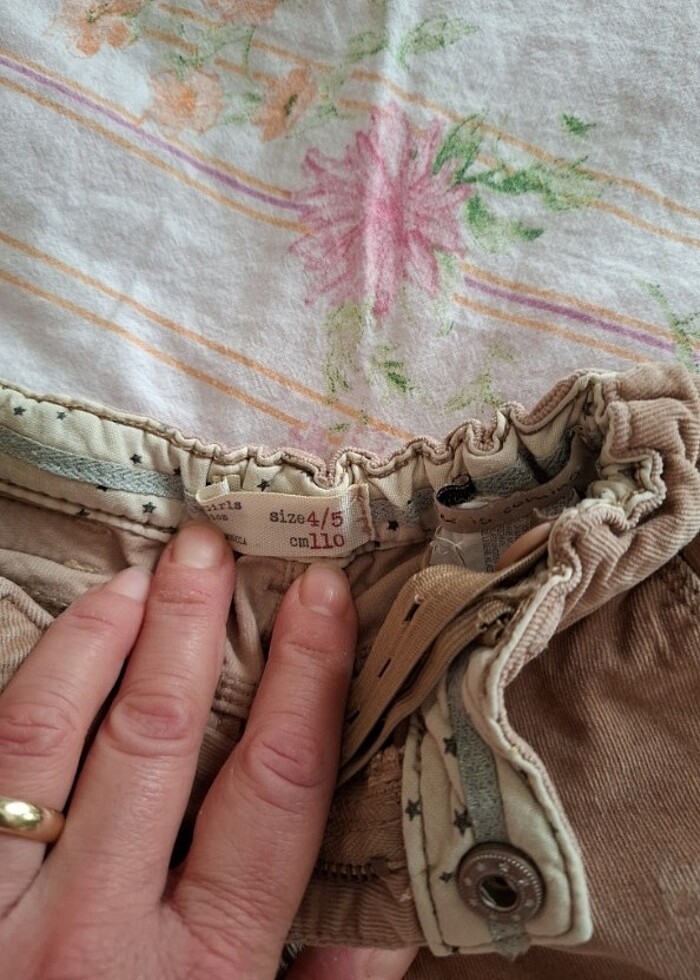 Zara kadife şort - Görsel 3