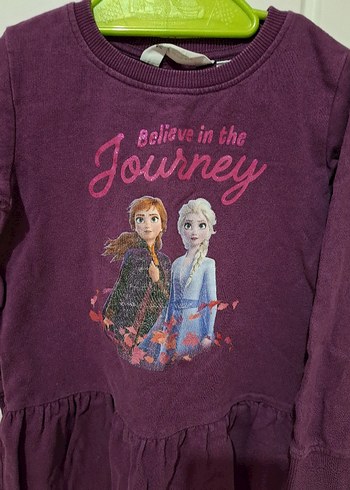 hm elsa sweatshirt elbise - Görsel 2