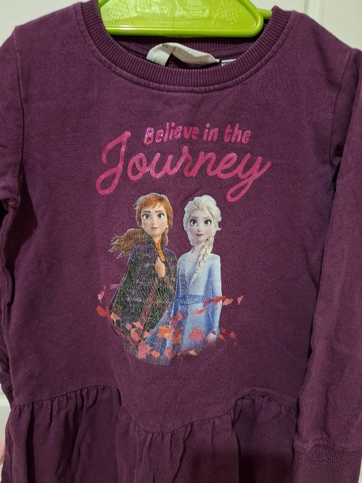 hm elsa sweatshirt elbise - Görsel 2