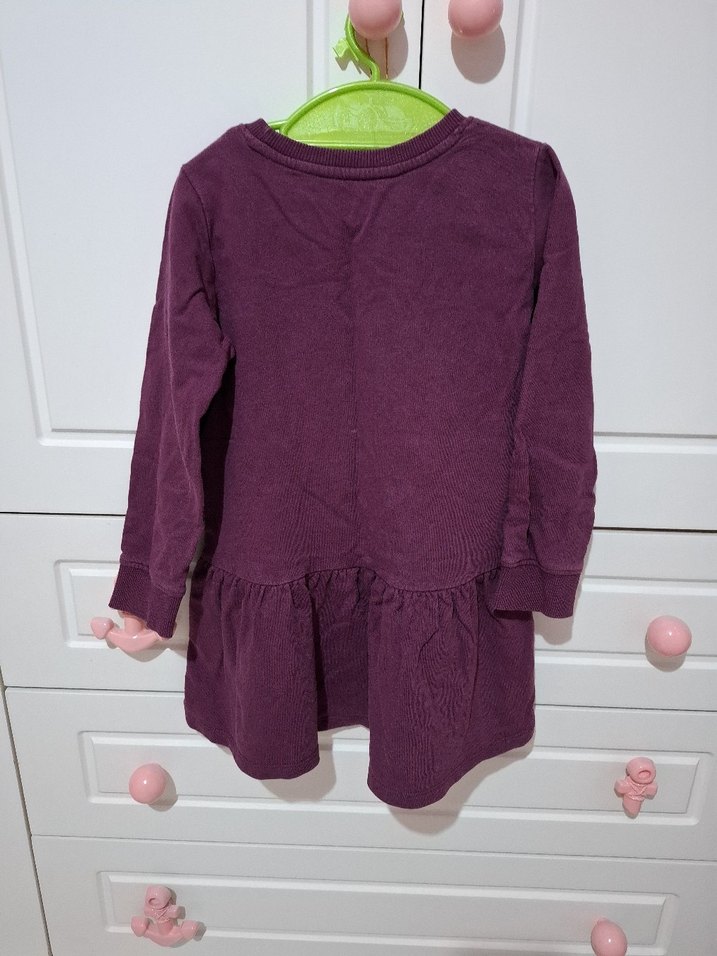 hm elsa sweatshirt elbise - Görsel 4