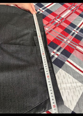 Wenitto-Gri Düğmeli Yelekli Erkek Takım Elbise - Görsel 9