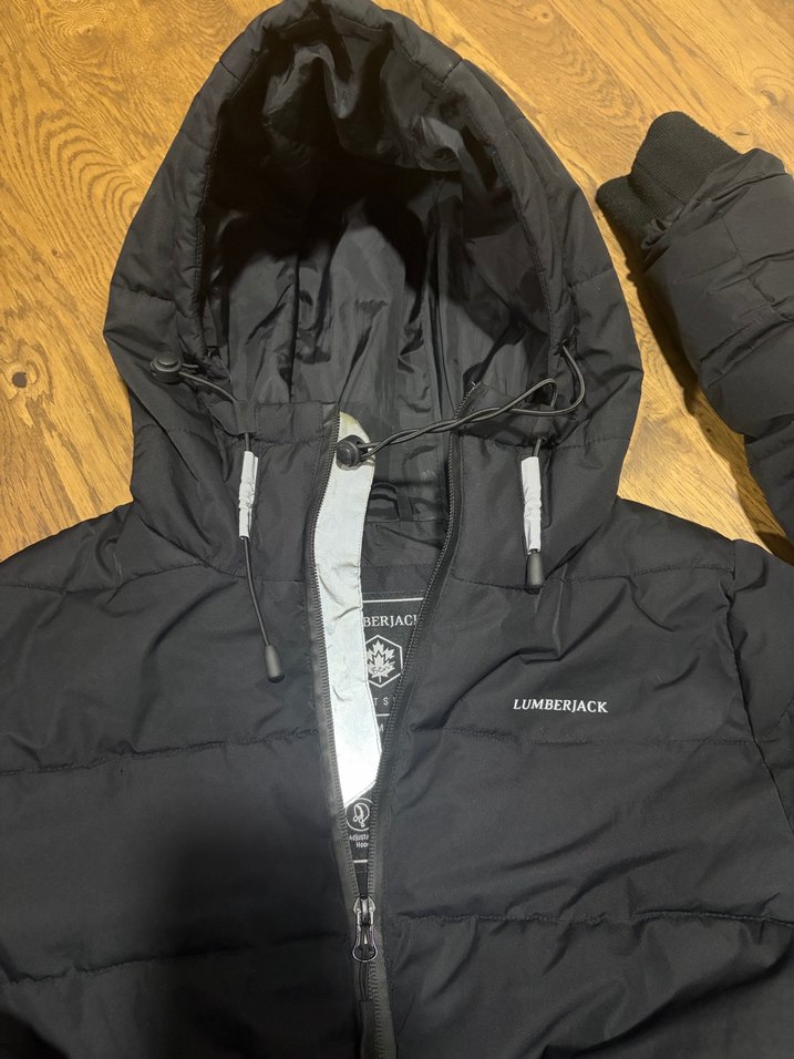 Lumberjack Siyah Fermuarlı Kadın Kışlık Mont XS - Görsel 3