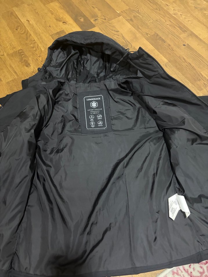 Lumberjack Siyah Fermuarlı Kadın Kışlık Mont XS - Görsel 2