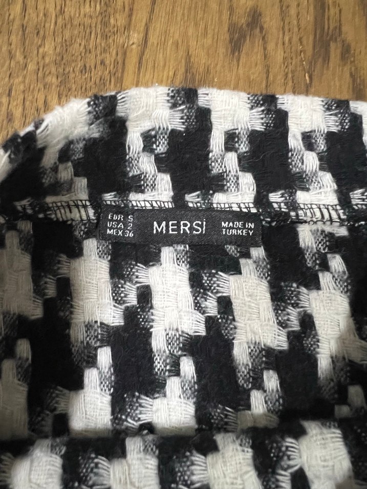 Trendy Desenli Mini Etek - Görsel 3