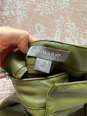 m Beden haki Renk Primark deri pantolon