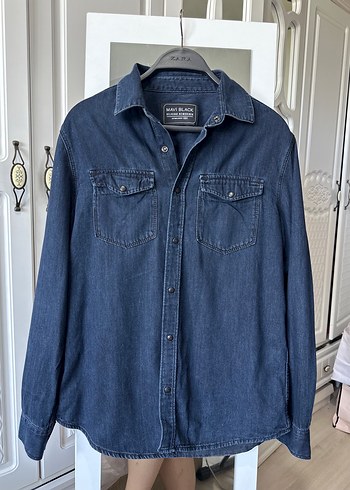 Mavi Jeans Koyu Mavi Denim Gomlek