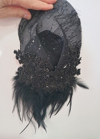 ÖZEL İŞLEMELİ TRANSPARAN BÜSTIYER VE SAÇ AKSESUARI - Görsel 10