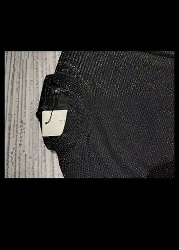 Siyah Drapeli Mini Uzun Kollu Elbise - Görsel 4