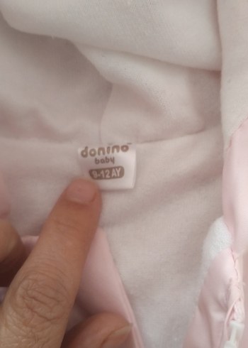 Kız Çocuk Pembe Kapüşonlu Düğmeli Ceket - Görsel 2