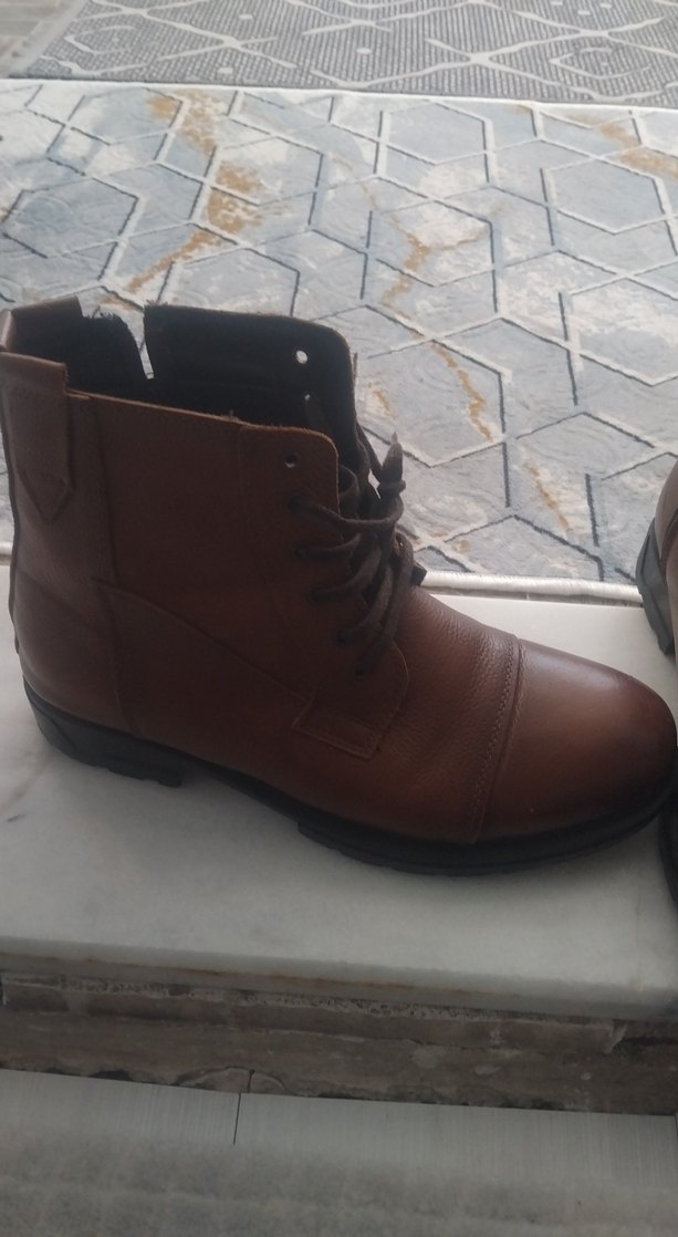 Kahverengi Deri Erkek Botları - Görsel 2