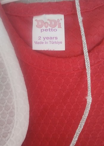 Beyaz Mini Çiçekli bebek elbisesi - Görsel 3