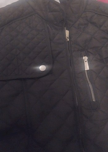 Kahverengi Deri Kadın Biker Ceket - Görsel 2