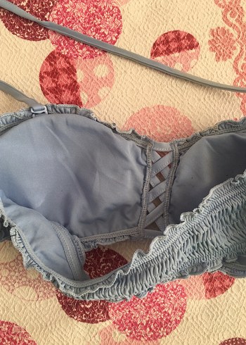 40 Beden Bohem Mavi Midi Bikini Üstü