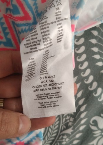40 Beden Bohem Tarz Pastel Renkli Bikini Altı 40 42 pantolon siyah ikili
