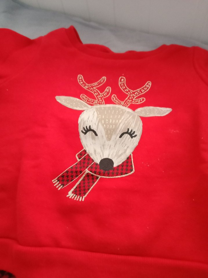 kırmızı alt üst takım,carter,s marka 3,4 aya olur - Görsel 2