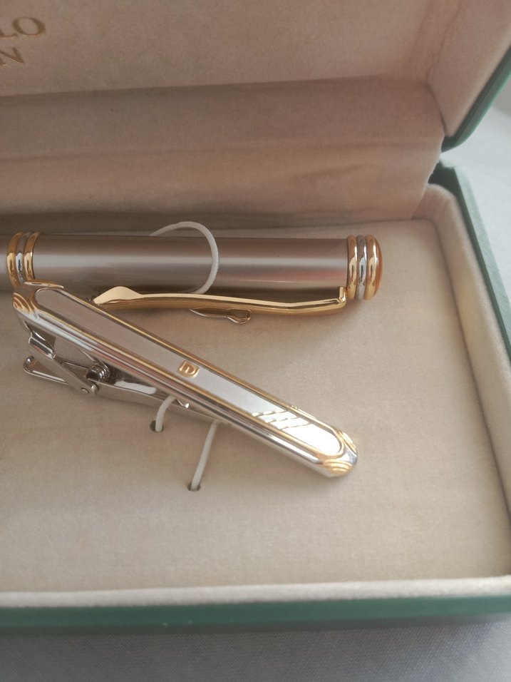 Altın Renkli Klips ve Kravat İğnesi Seti - Görsel 3