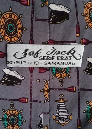 Gri Desenli Klasik Erkek Kravat - Görsel 3