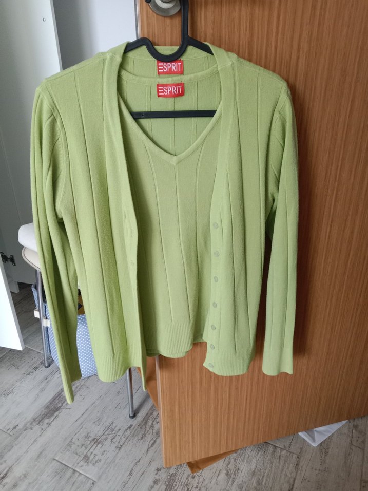 ESPRIT Yeşil Kadın Örgü Sweatshirt - Görsel 2