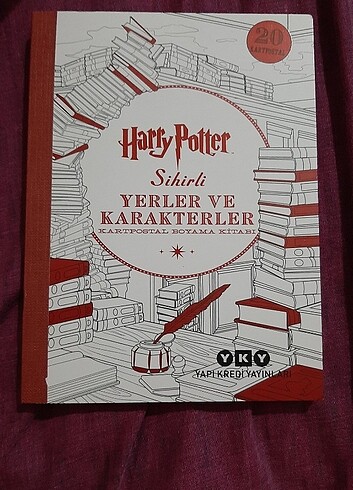 Harry Potter boyama kartpostal 