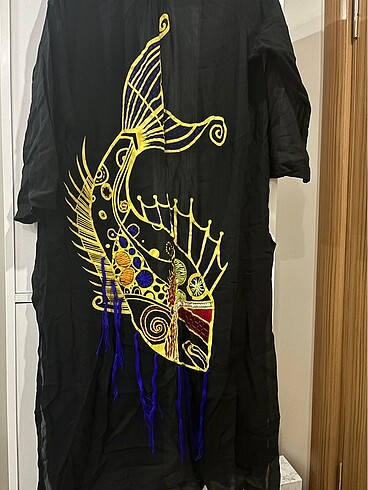 s Beden İşlemeli keten tunik????