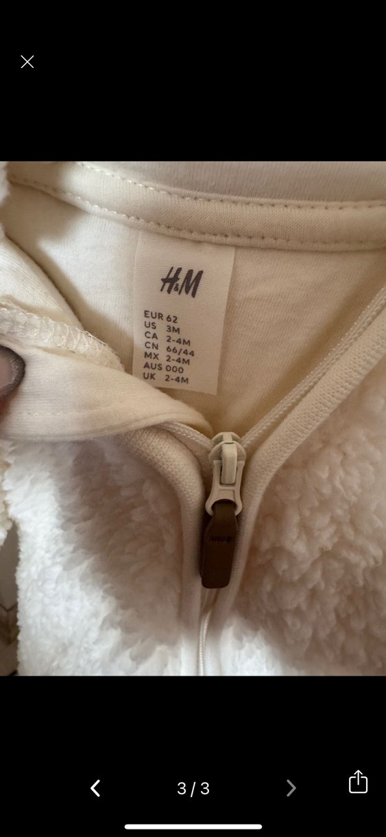 Kız Bebek Beyaz Kürklü Tulumu - Görsel 2