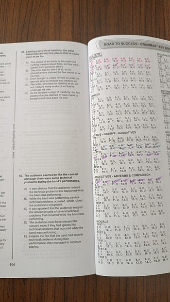 Beden Renk Ydspublishing road to success test kitabı
