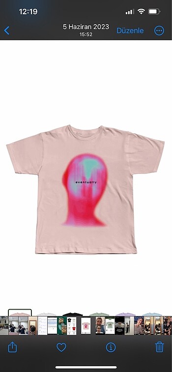 Toz pembe tişört