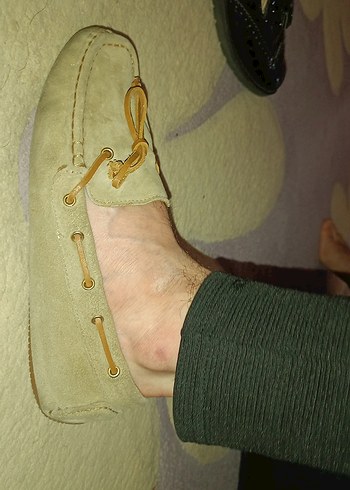 Bej Erkek Günlük Bağcıklı Ayakkabı - Görsel 4