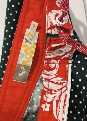 Desenli Kemerli Mini Şort - Görsel 7