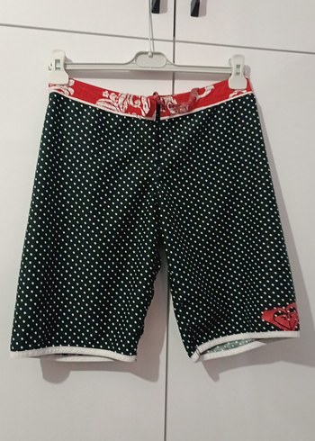 Desenli Kemerli Mini Şort - Görsel 3