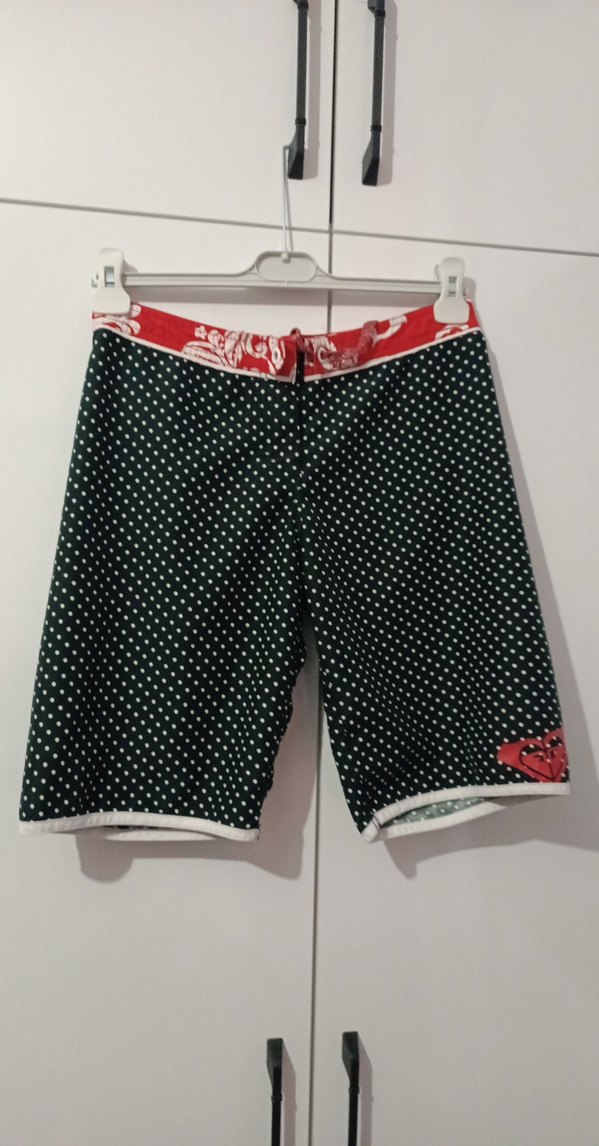 Desenli Kemerli Mini Şort - Görsel 3