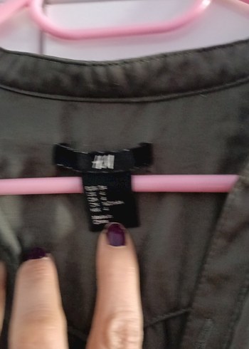 Kolsuz Kemerli haki yeşili Keten Tulum - Görsel 6